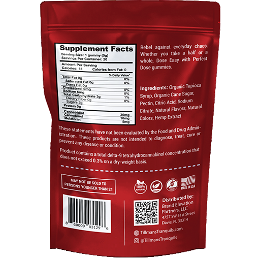 0 THC Melatonin Gummies with CBD & CBN - Cherry