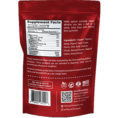 0 THC Melatonin Gummies with CBD & CBN - Cherry