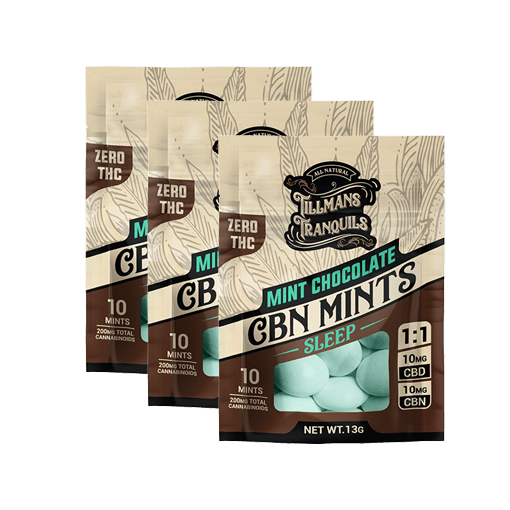 Delightful Mint Chocolate CBD Sleep Mints Infused with CBN