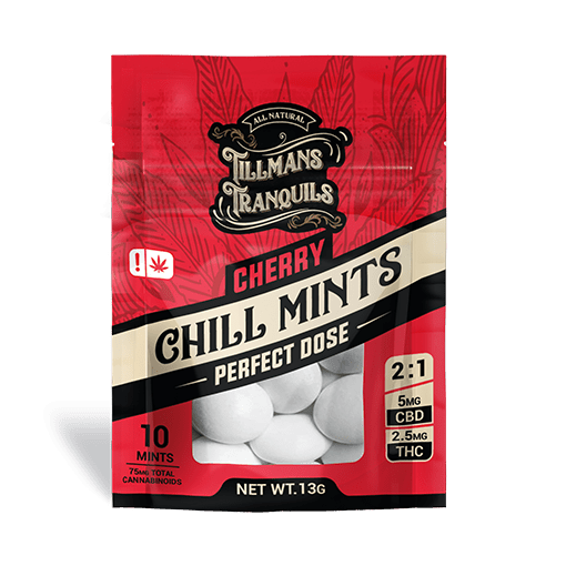 2.5mg cherry thc mints