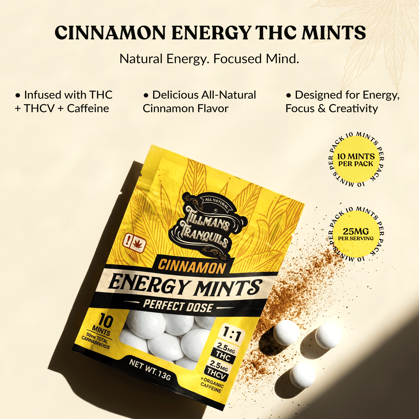 Energy THC Mints