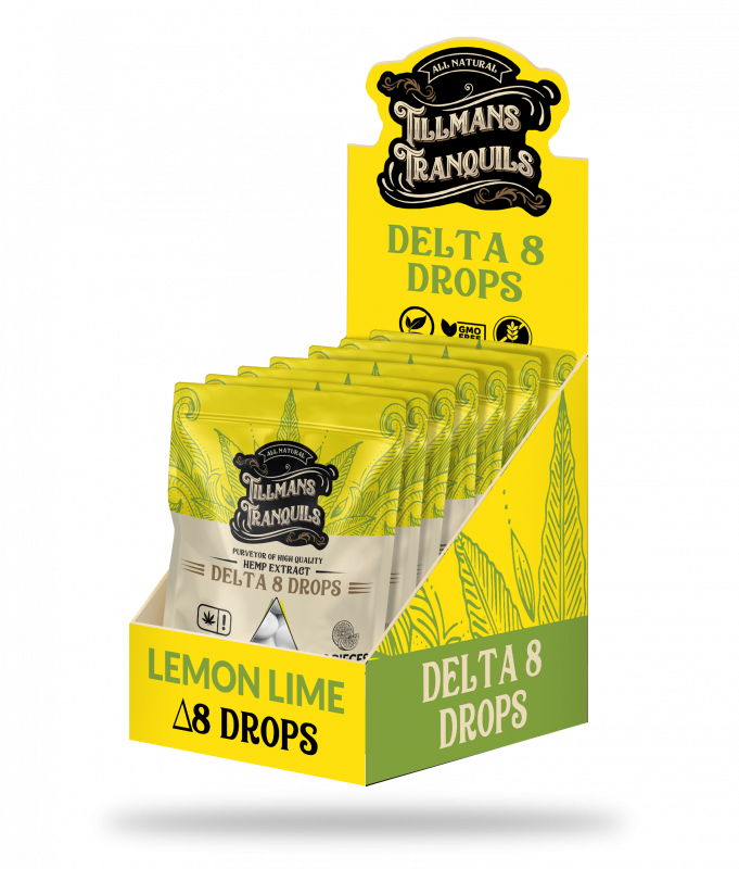 Lemon Lime Delta 8 THC Candy Drops
