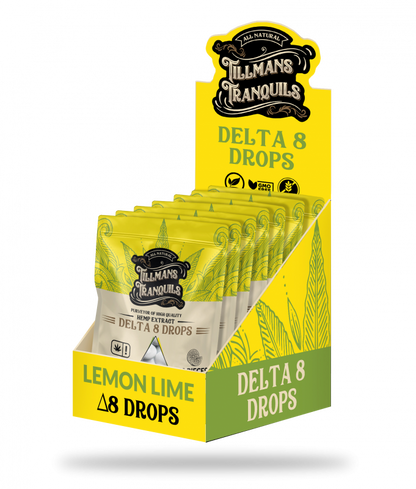 Lemon Lime Delta 8 THC Candy Drops