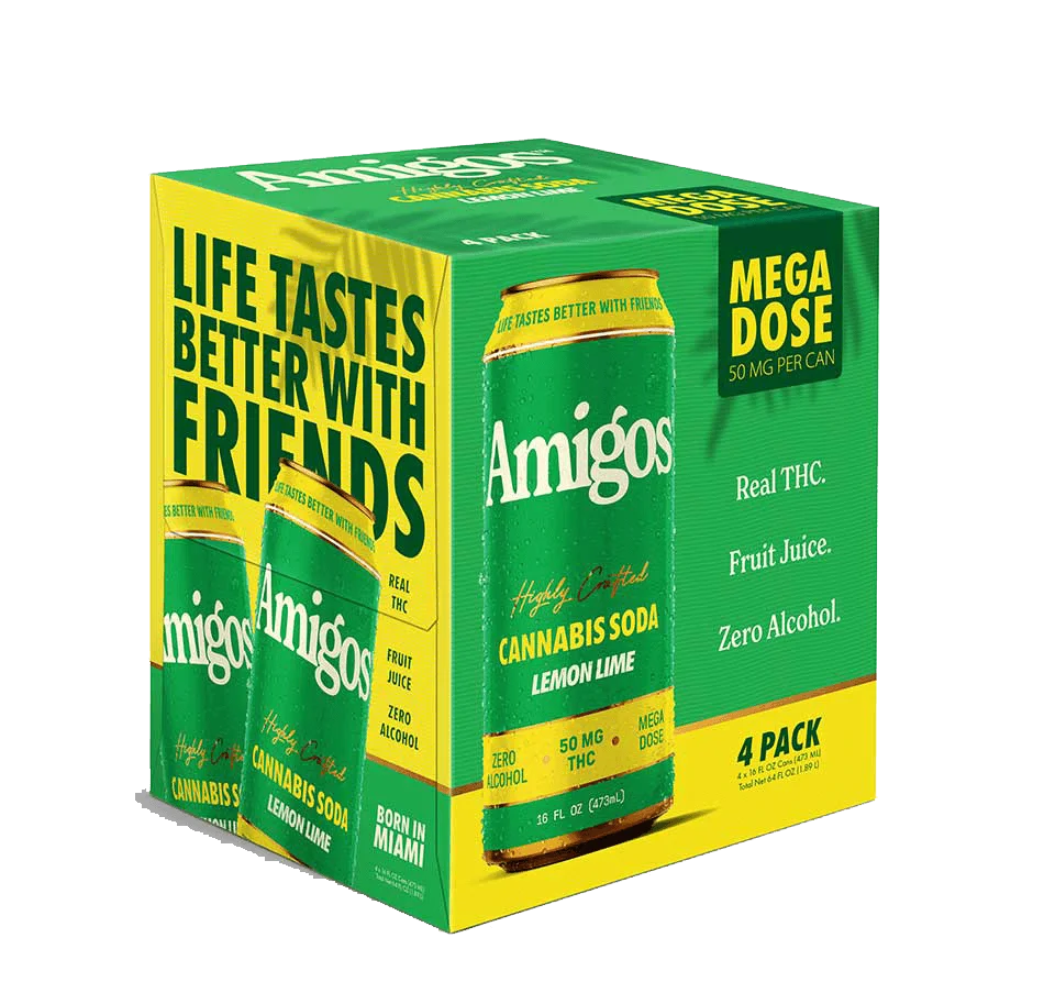 Amigos Lemon Lime Cannabis Sodas