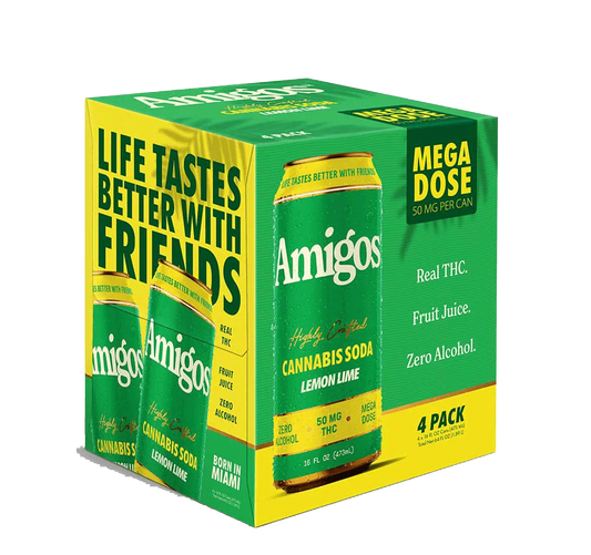 Amigos Lemon Lime Cannabis Sodas