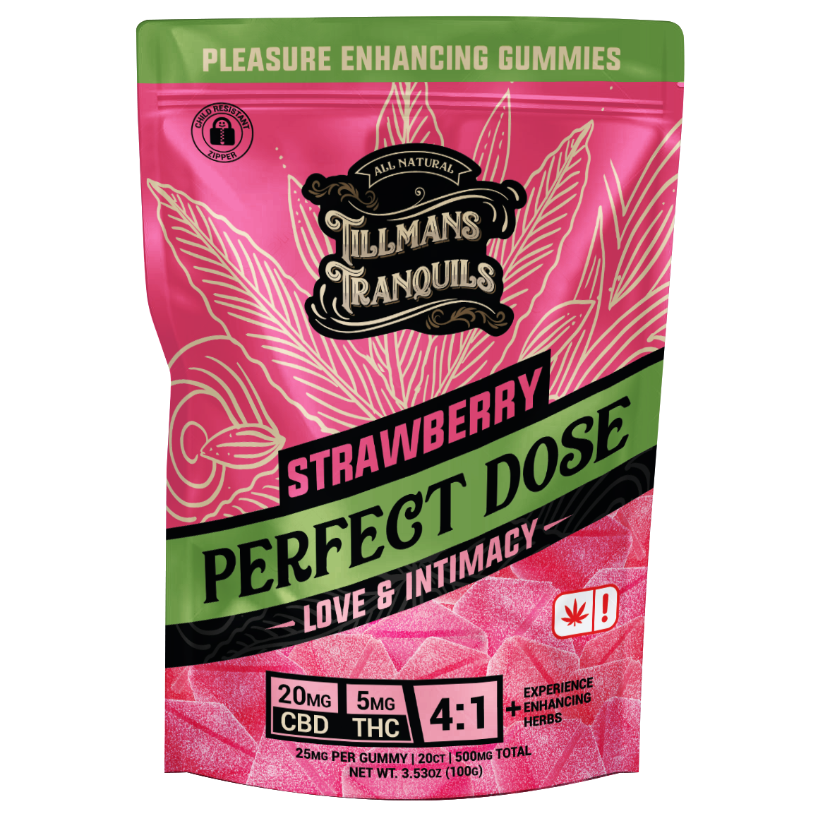 strawberry thc sex gummies