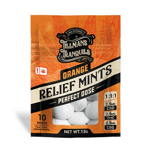 variable Orange Relief THC Mints - 2.5mg CBD + 2.5mg CBG + 2.5mg THC
