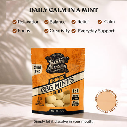 Tillmans Tranquils Orange CBG Mints