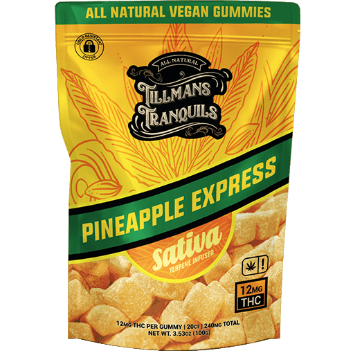 Tillman's Tranquils Sativa Gummies - Pineapple Express