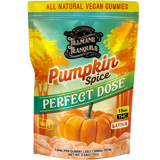 Pumpkin Spice Gummies Infused with Delta 9 THC