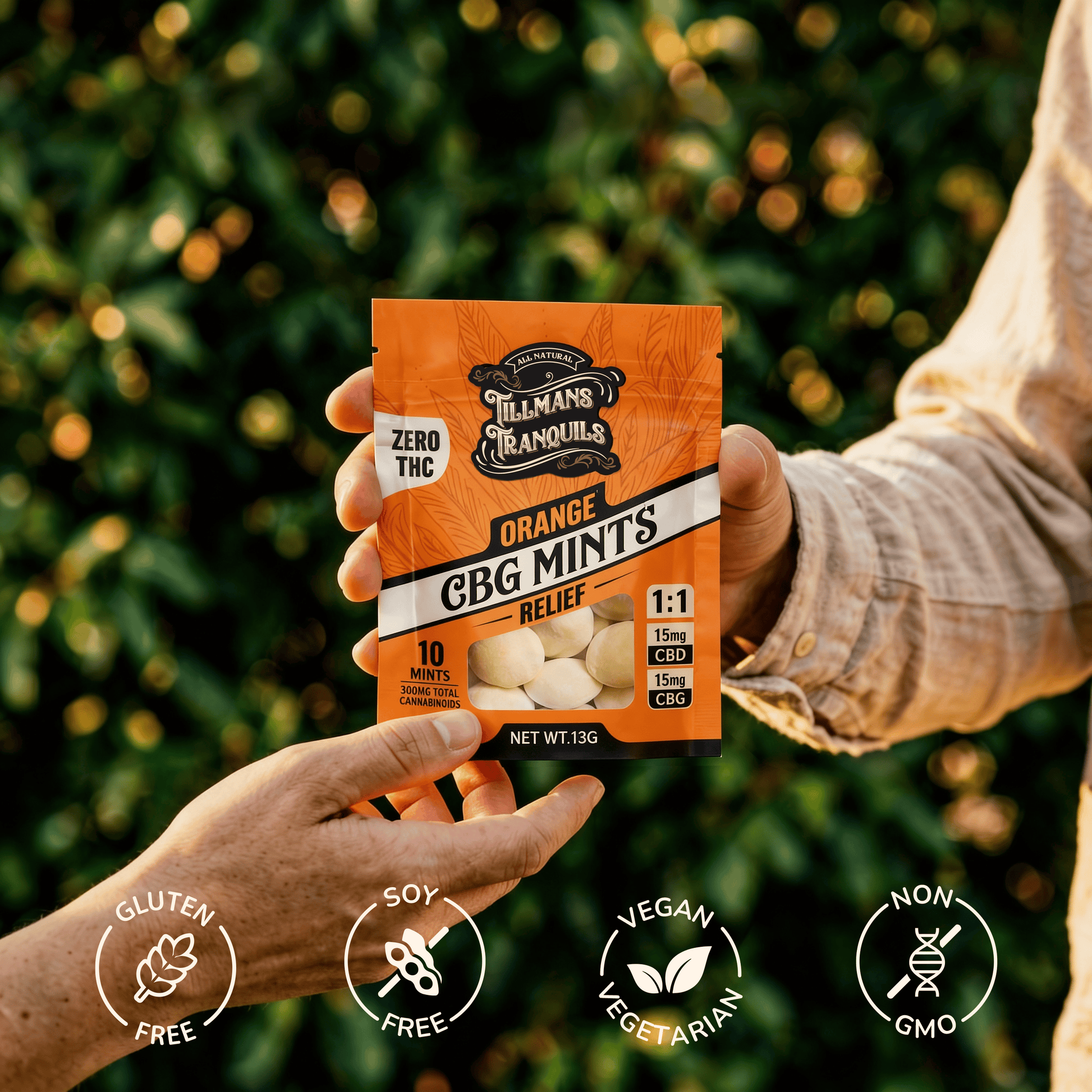 CBG Mints Infused with Both CBD & CBG - Orange Flavor CBG Mints Infused with Both CBD & CBG - Orange Flavor
