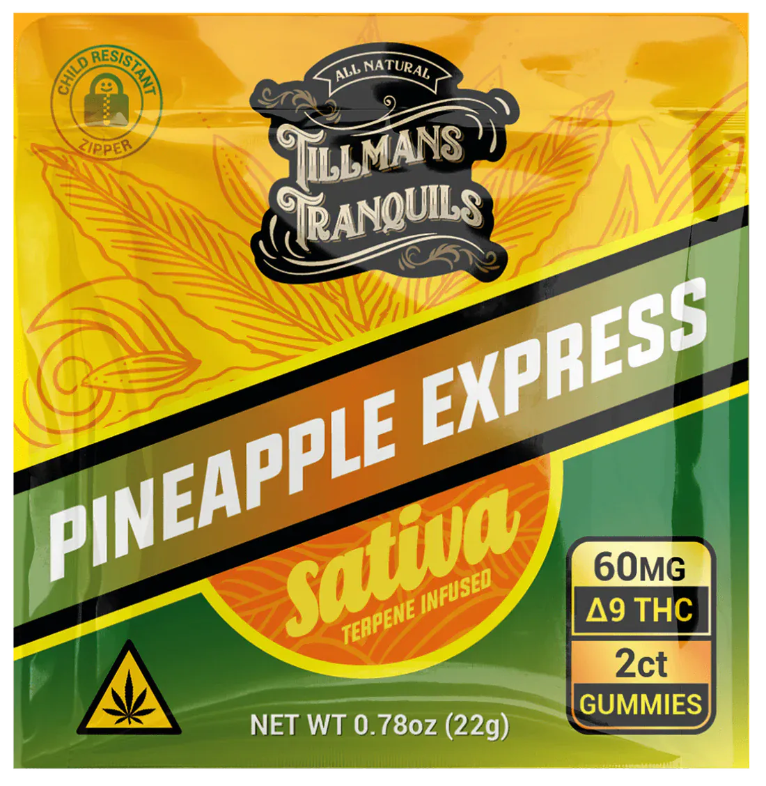 Tillmans 60mg THC Gummy 2 Pack