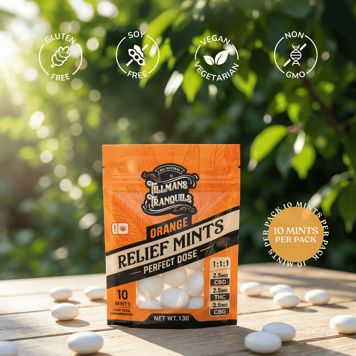 CBG Relief THC Mints 2.5mg