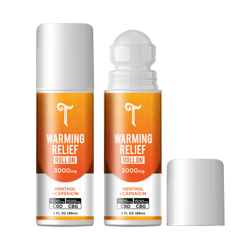 CBD Roll On + CBG - Muscle Relief Warming Gel
