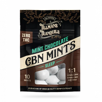 cbn mints - designed for sleep. Infused with cbd to create a sleepy ratio of cannabinoids